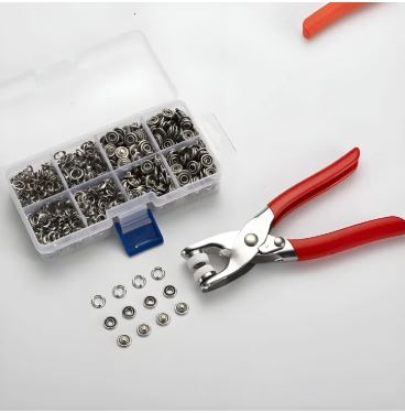 High Quality Tich Button Machine Manual Press Plier Tool Kit