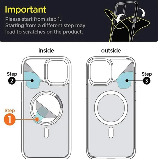 Magnetic Clear MagSafe Case for iPhone