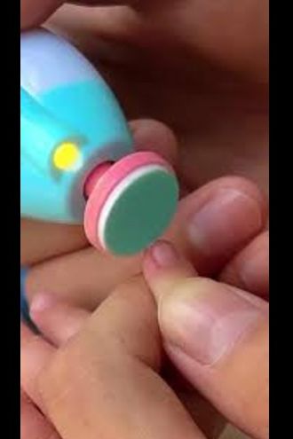 6 in 1 Baby Nail Trimmer Electric Baby Nail Cutter Kit with LED Light Portable Nail File for Newborn and Kids