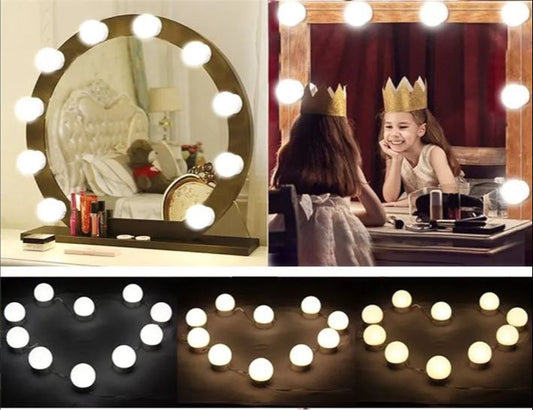 Vanity Lights for Mirror 3 Modes 10 LED Bulbs