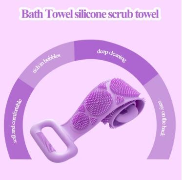 Silicone Back Cleaning & Exfoliating Belt