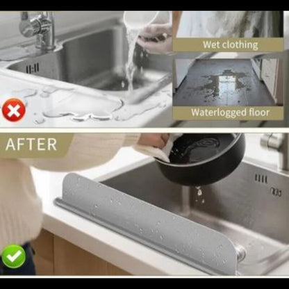 Silicone Sink Splash Guard Flexible Water Stopper