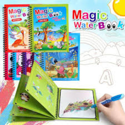 DIY Kids Finger Painting & Coloring Art Set