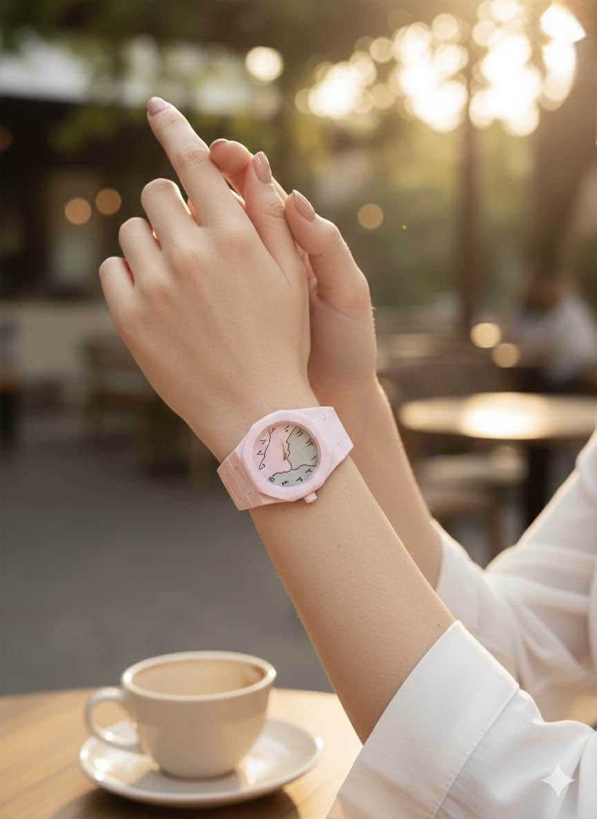 Premium Pink Aura Watch for Girls
