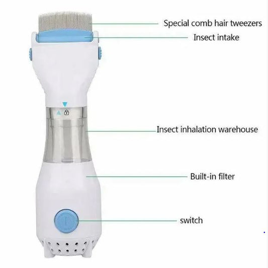 V Comb Electronic Head Lice Removal Machine