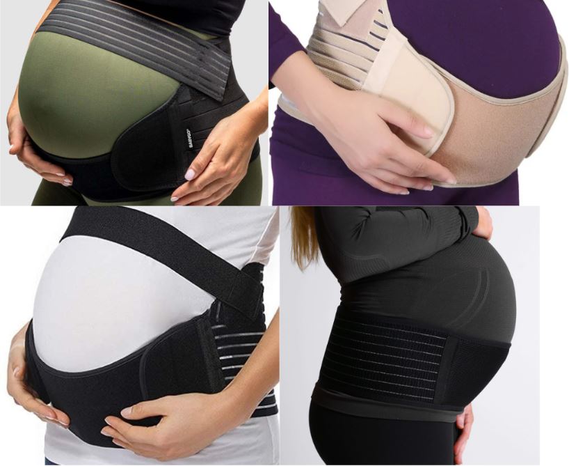 Pregnancy Belt for Women – Adjustable Maternity Support Belt with Shoulder Straps