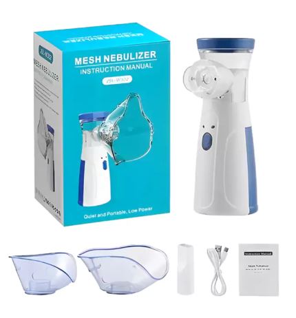 Rechargeable Silent Inhaler with USB Power | Portable Nebulizer Kit