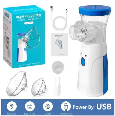 Rechargeable Silent Inhaler with USB Power | Portable Nebulizer Kit