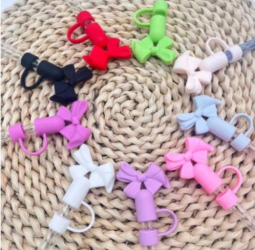 Reusable Silicone Straw Cover & Tumbler Stopper Set for Stanley & Other Tumblers