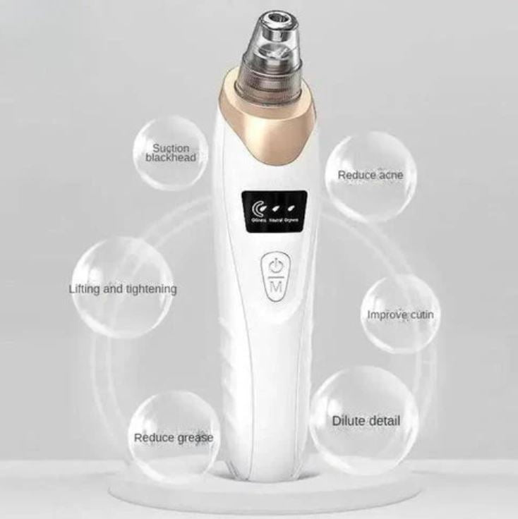 Rechargeable 5-in-1 Blackhead Remover Machine | Pore Vacuum & Acne Extractor