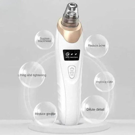 Rechargeable 5-in-1 Blackhead Remover Machine | Pore Vacuum & Acne Extractor