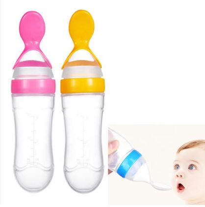 Spoon Feeder Baby Mate Silicone Baby Food Dispensing Spoon 90ml 3oz