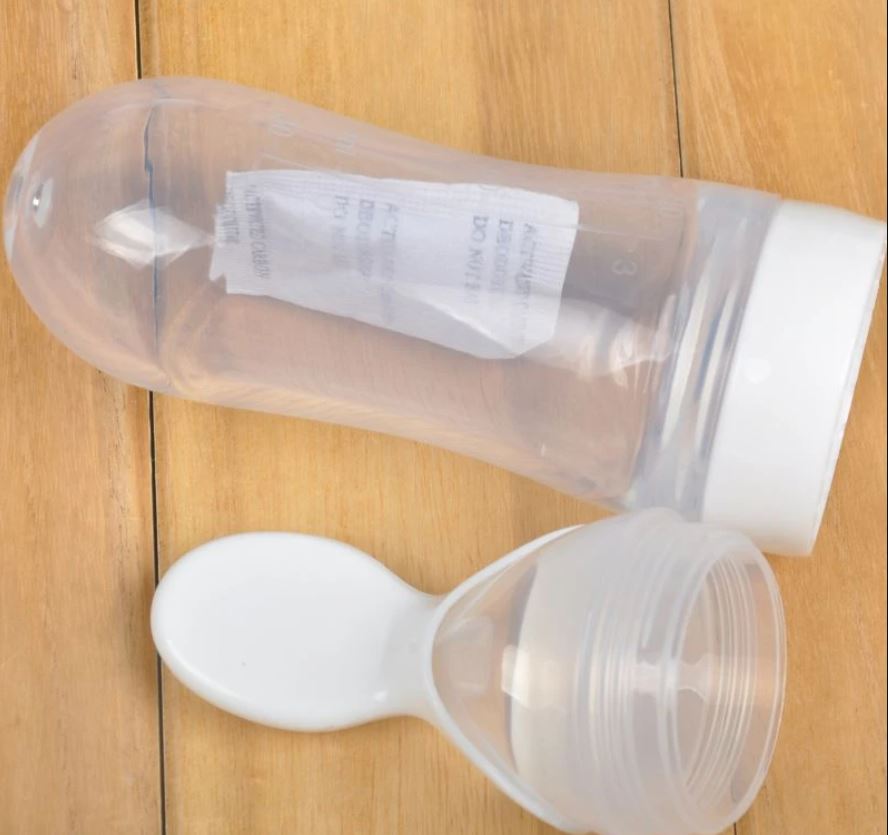 Spoon Feeder Baby Mate Silicone Baby Food Dispensing Spoon 90ml 3oz