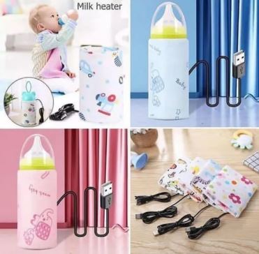 USB Baby Feeder Warmer | Portable Fast Heating Milk Bottle Warmer for Baby Feeding