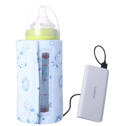 USB Baby Feeder Warmer | Portable Fast Heating Milk Bottle Warmer for Baby Feeding