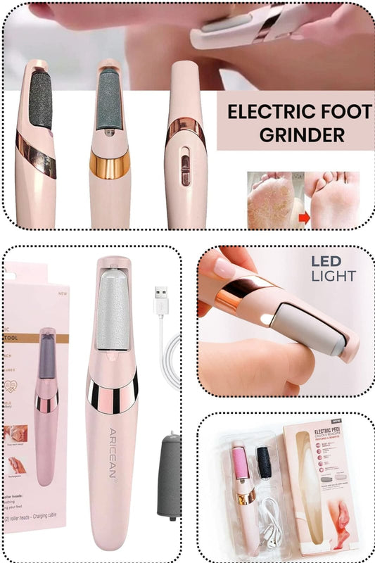 2-in-1 Electric Foot Callus Remover Pedicure Machine Foot Spa Electric Tool
